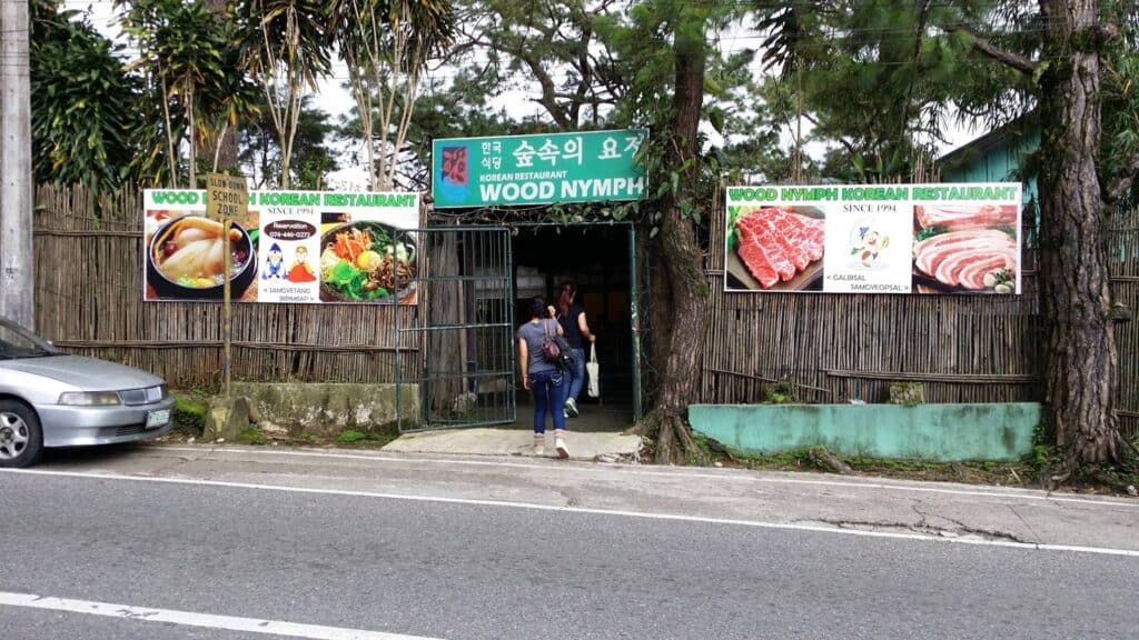 Woodnymp Korean Restaurant in Baguio