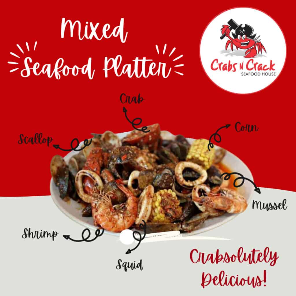 mixed seafood platter