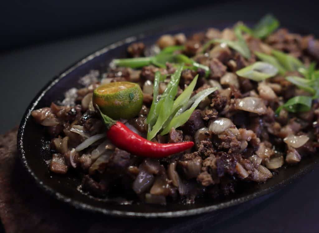 sisig de kapampangan