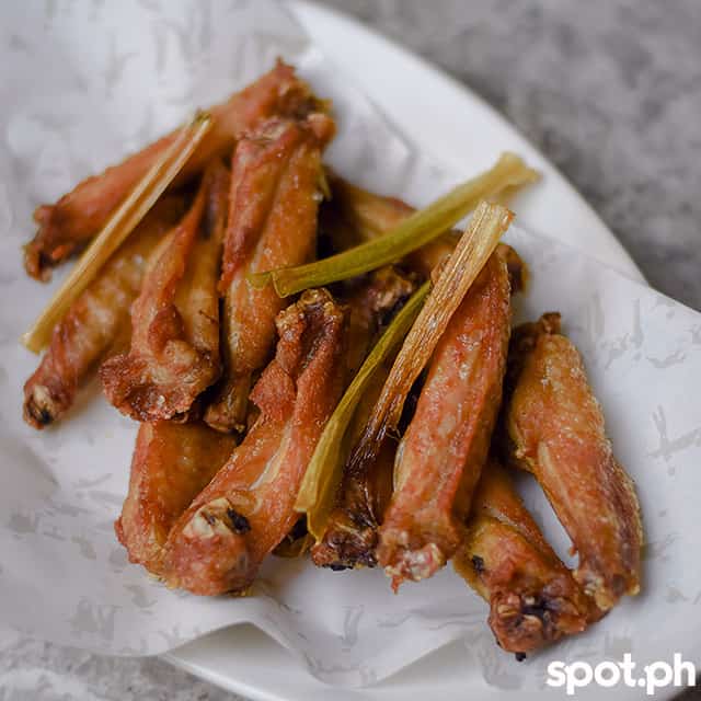 Famous fried chicken wings