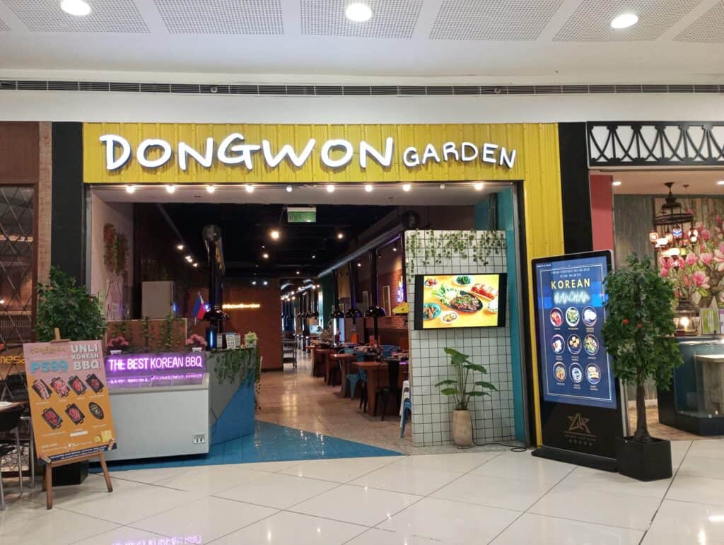 Korean Restaurants in MOA - Dong Won Garden