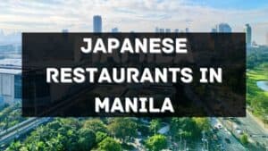 japanese restaurants in Manila