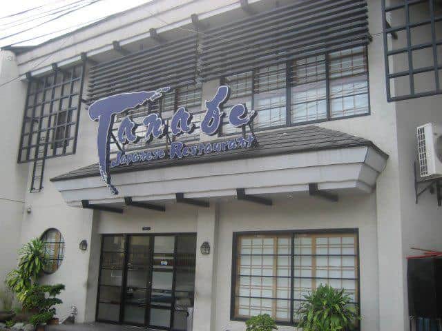 Tanabe japanese restaurant in Manila