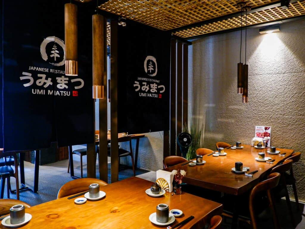 Japanese restaurant in Manila - Umi Matsu