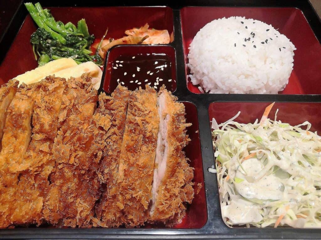 Don katsu bento