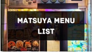 matsuya menu prices philippines