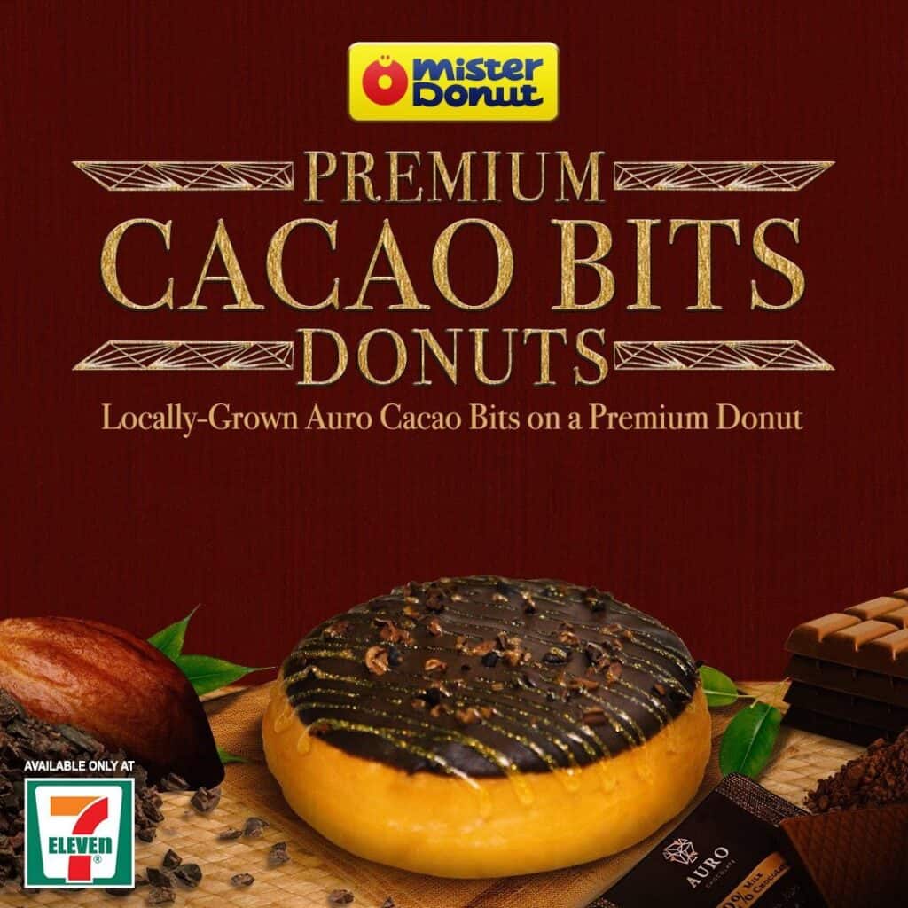 Cacao bits premium donut