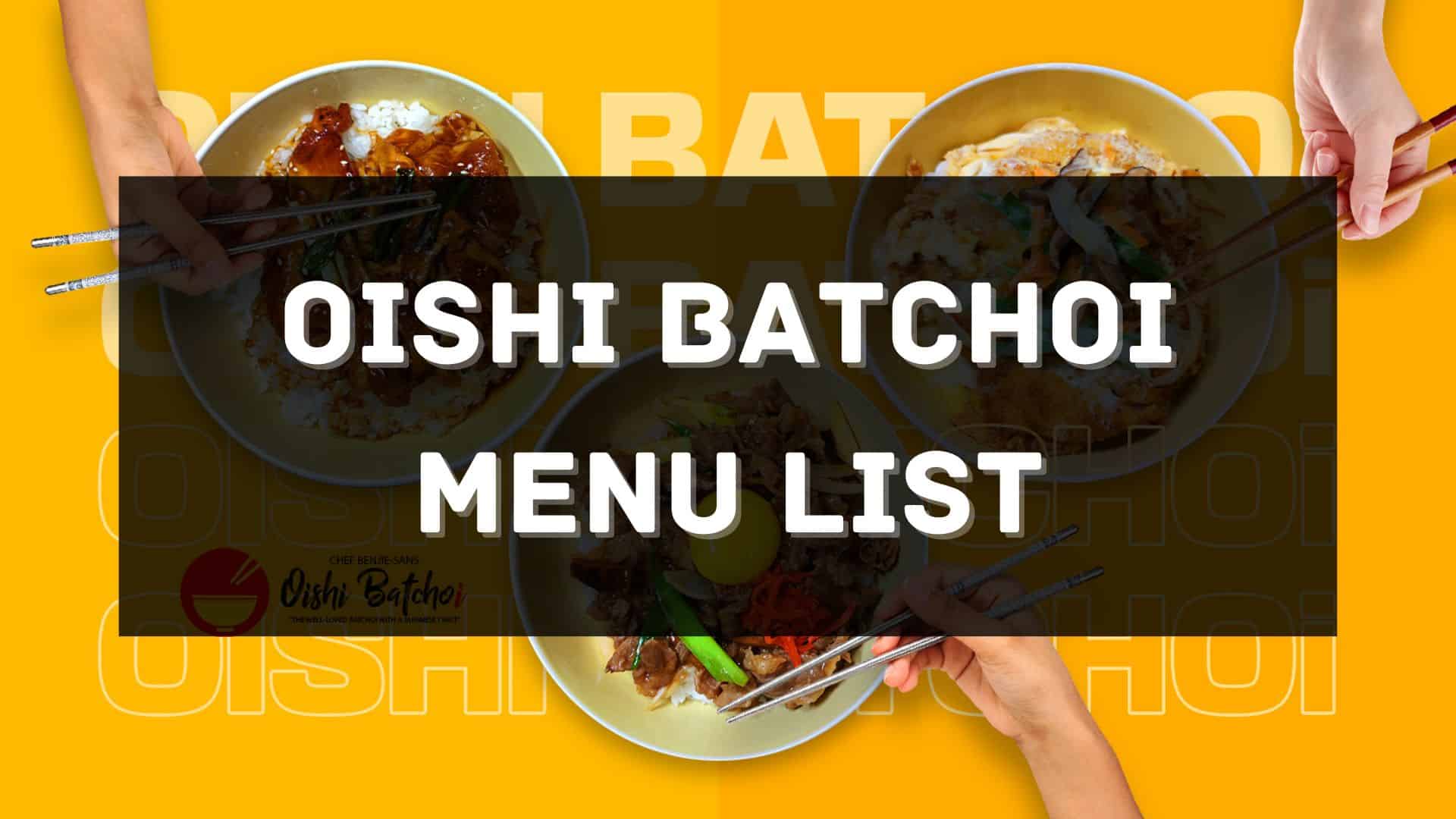 oishi batchoi menu prices philippines