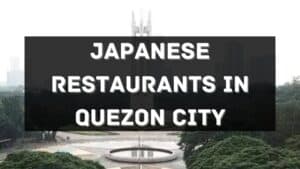 japanese restaurants in quezon city
