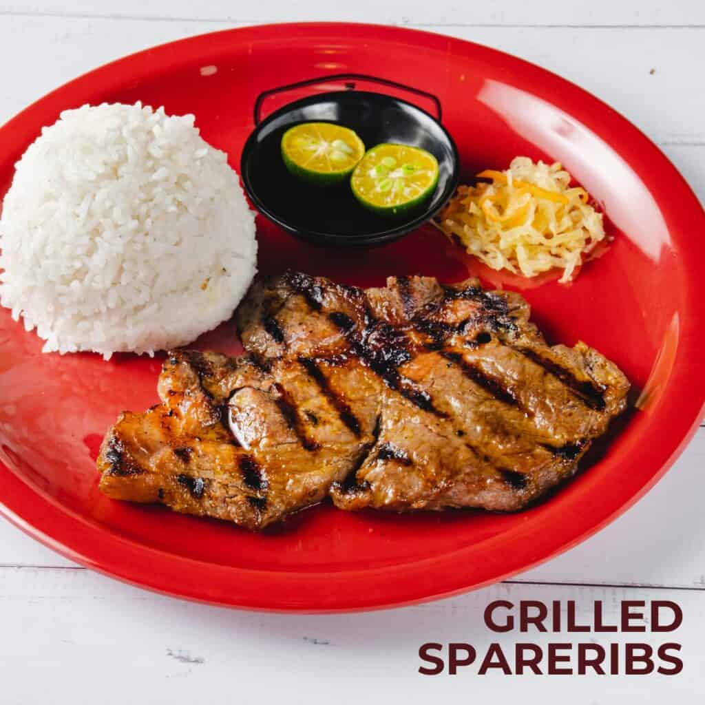 grilled spareribs