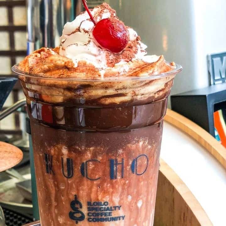Kucho Cafe's Black forest drink