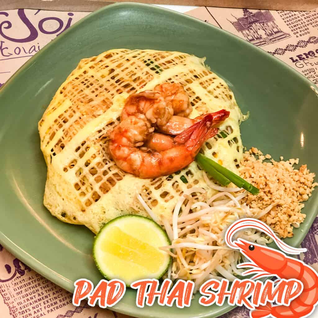 Soi's Pad thai shrimp