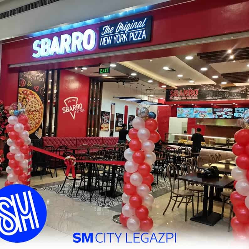 Best restaurants at SM City Legazpi - Sbarro