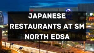 japanese restaurants at sm city north edsa