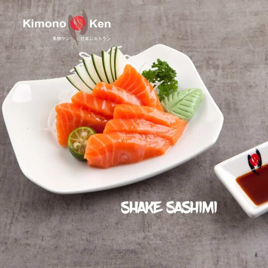 Kimono Ken's shake sashimi
