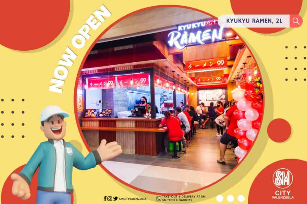 Best restaurants at SM City Valenzuela - Kyukyu Ramen 99