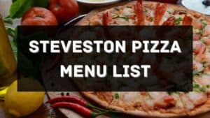 steveston pizza menu prices philippines