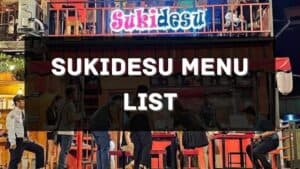 sukidesu menu prices philippines