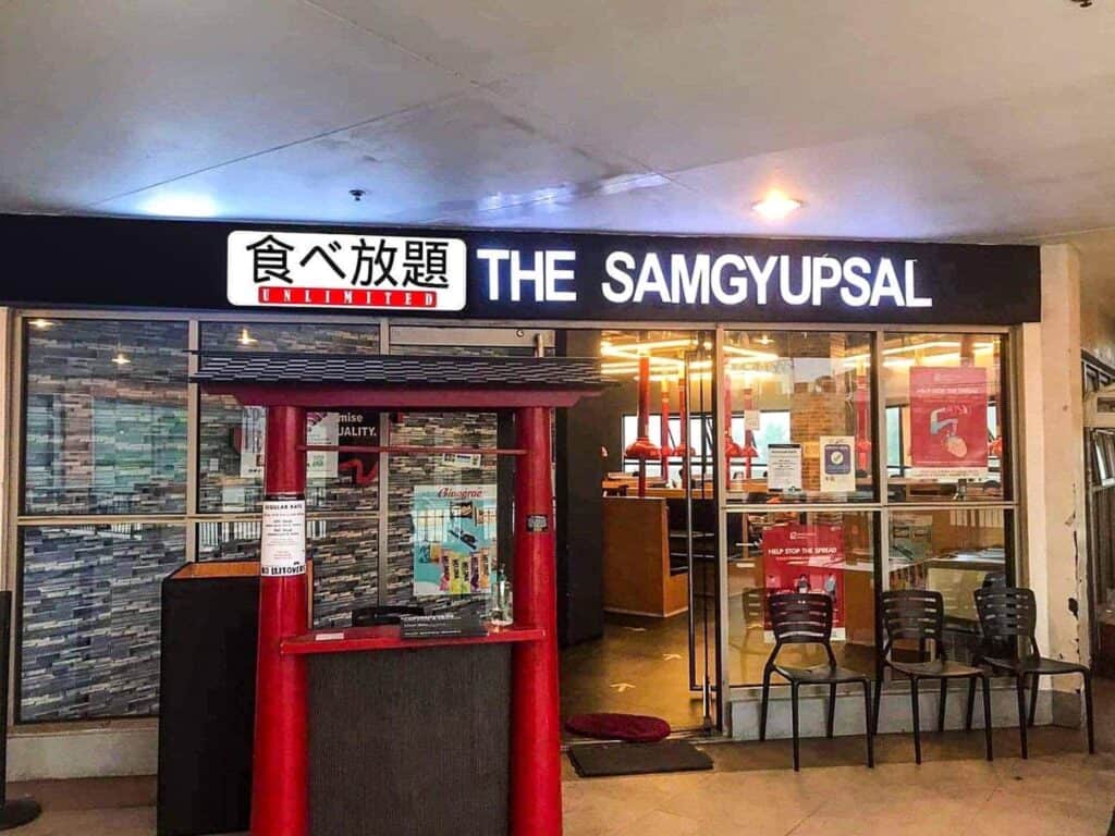 Korean restaurants in Tagaytay - The samgyupsal