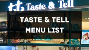 taste & tell menu prices philippines