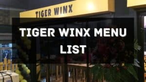 tiger winx menu prices philippines