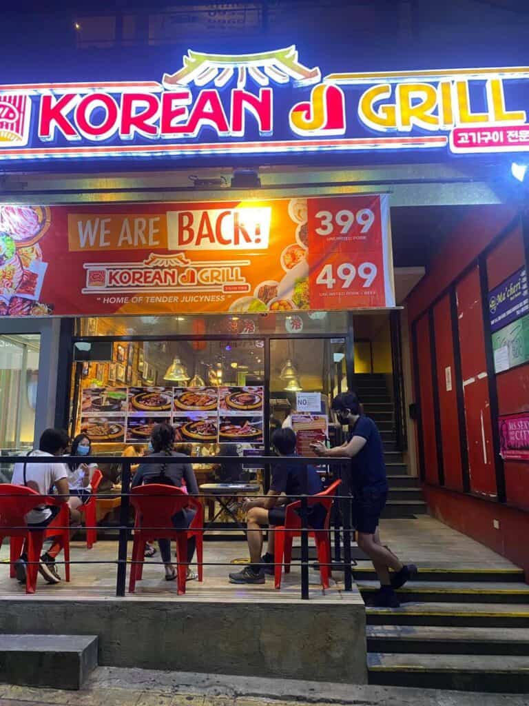 Korean restaurants in Tomas Morato - Korean J Grill
