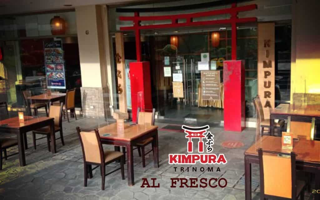 Japanese restaurants at Trinoma - Kimpura