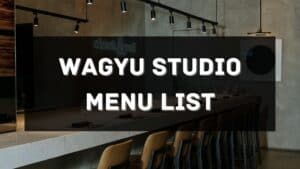 wagyu studio menu prices philippines