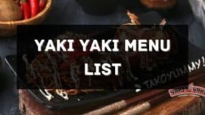 yaki yaki menu prices philippines