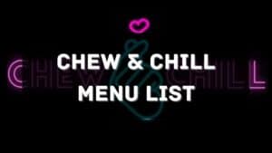 chew & chill menu prices philippines