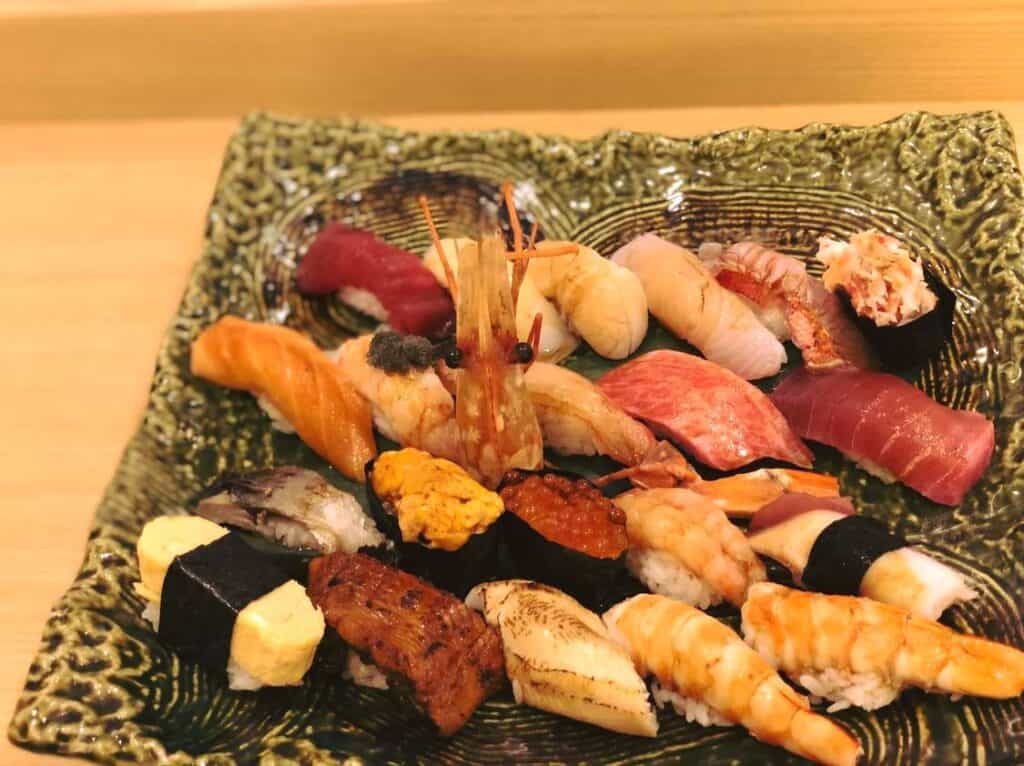 nigiri sushi set