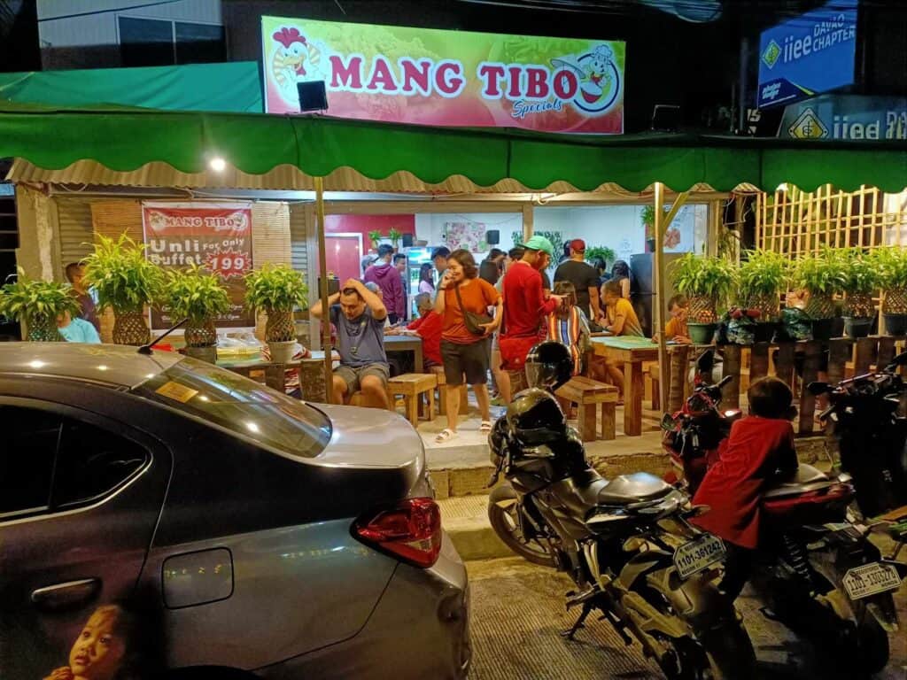 buffet restaurants in davao city - mang tibo specials