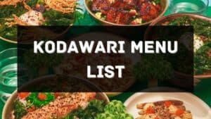 kodawari menu prices philippines