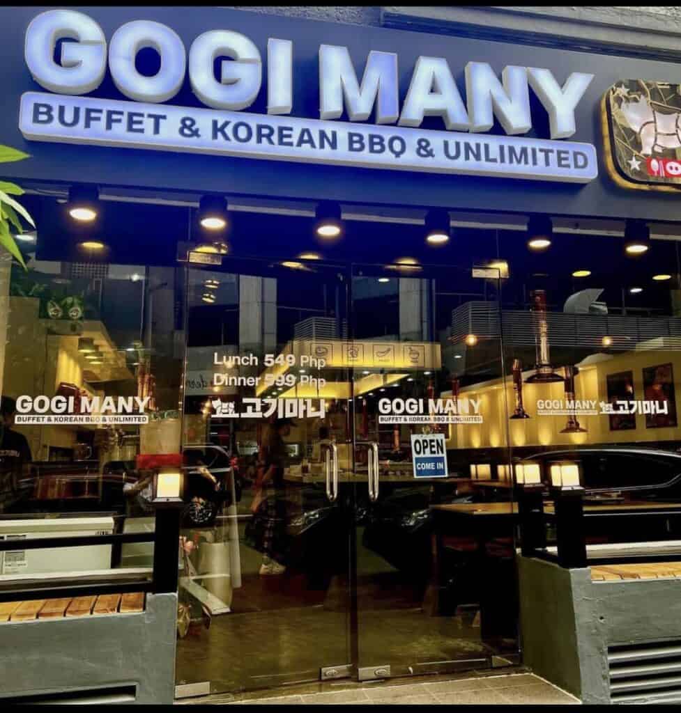 best  buffet restaurants in makati -  gogi many buffet and korean bbq and unlimited

