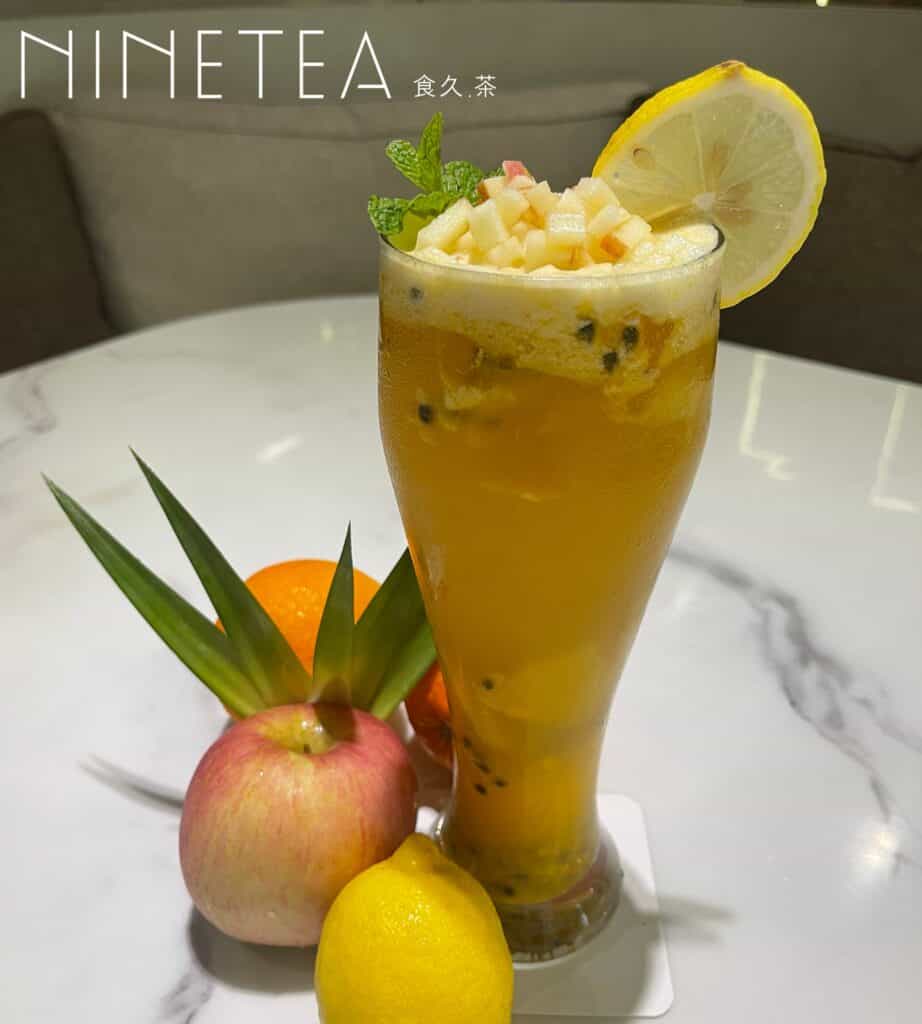 fresh fruit tea