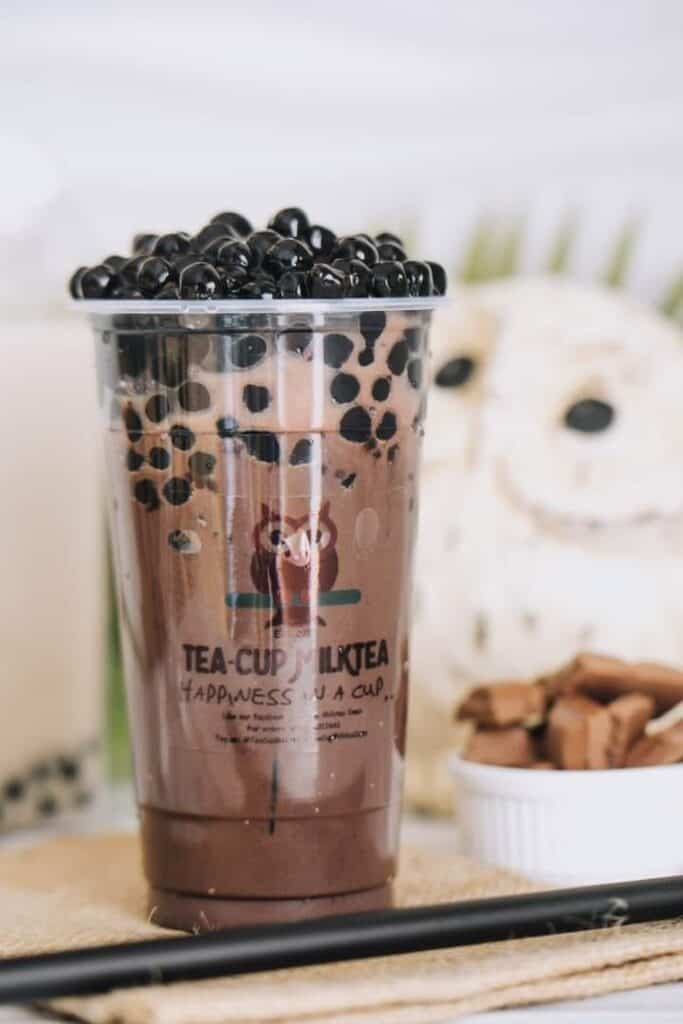 belgian dark choco milktea