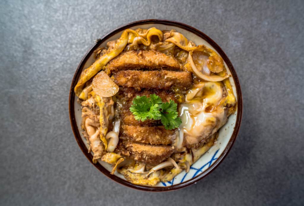 chicken katsudon